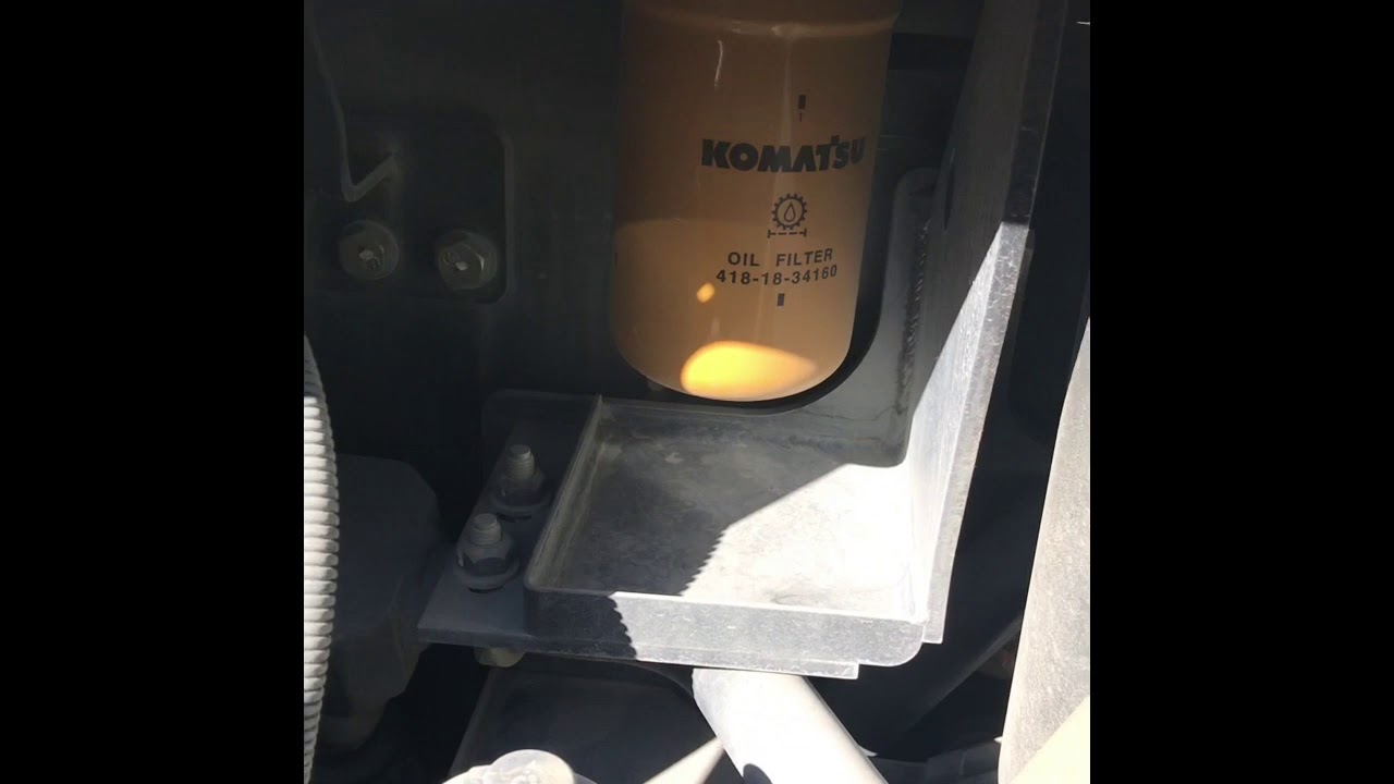 How to preform a 1000 HR service on Komatsu wA3208 YouTube