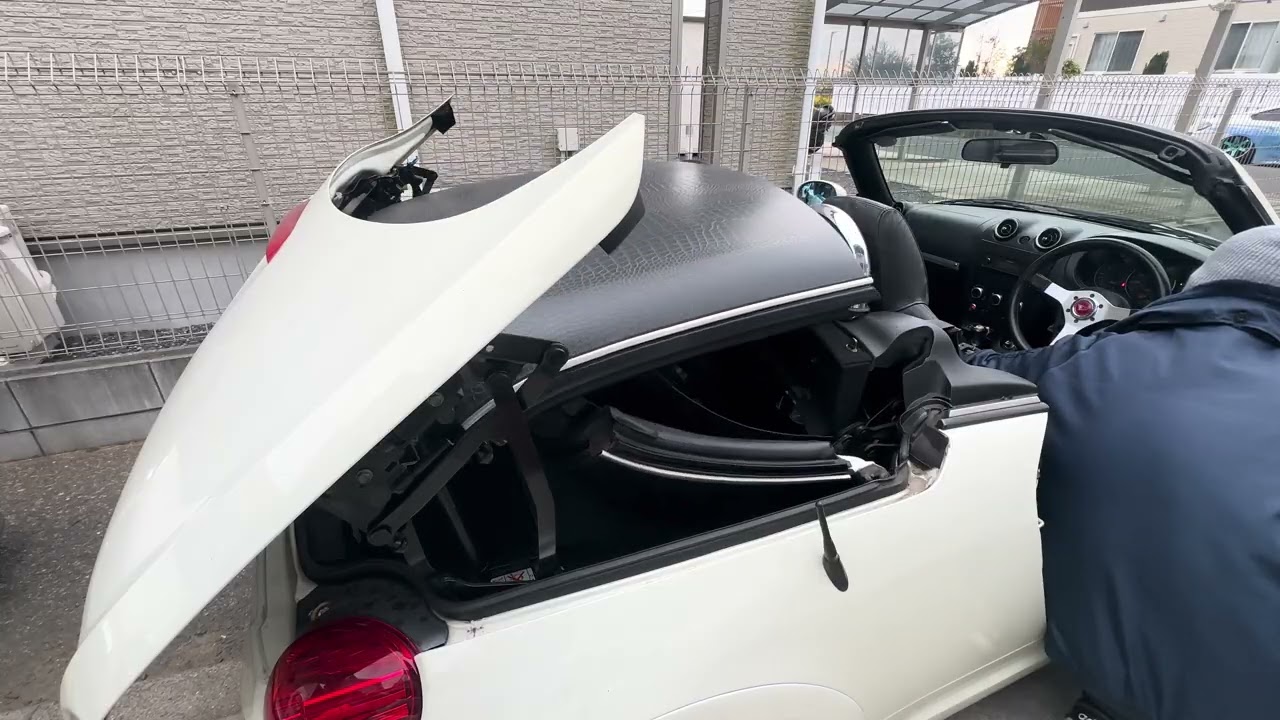 あき様ご依頼コペンアクティブトップ油圧ユニットオーバーホール