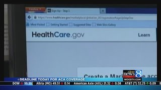 Deadline today for ACA coverage