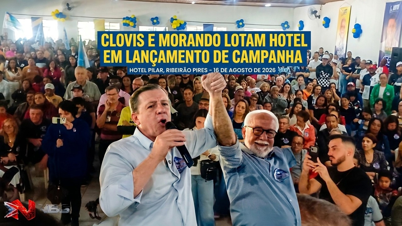 Clovis Volpi e Orlando Morando lotam hotel em Ribeirão Pires em lançamento de campanha no ABC