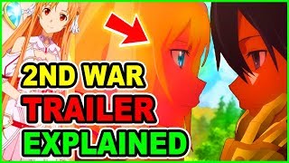 Kirito & Alice Teased? Asuna Update Sword Art Online Alicization War Of Underworld Second Trailer