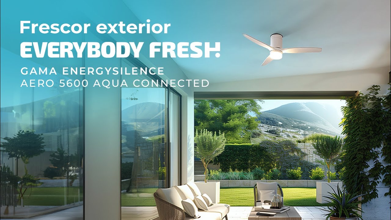 Gama de ventiladores de techo Aero 5600 Aqua