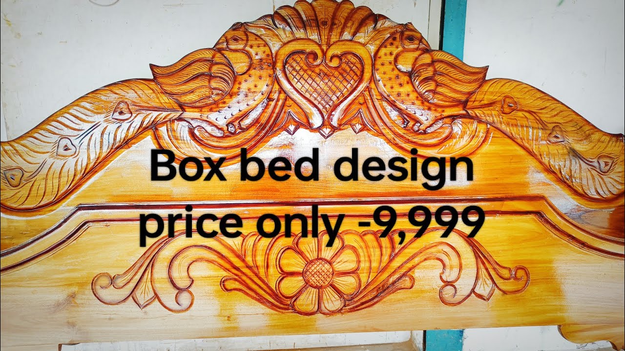 Amazing wooden peacocbed design bed diy carving bed latest head