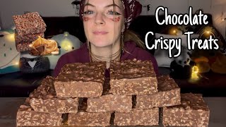 PEANUT BUTTER CHOCOLATE CRISPY FUDGE MUKBANG! (Vegan) (No Talking) News