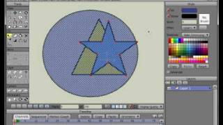 Drawing Shapes and Lines, Anime Studio Pro 7