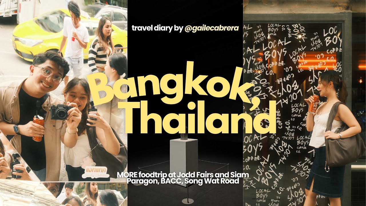 🇹🇭 BANGKOK, THAILAND | Foodtrip @ Siam Paragon & Jodd Fairs 🦀🐙, FREE museum: BACC + Song Wat Road 🤔