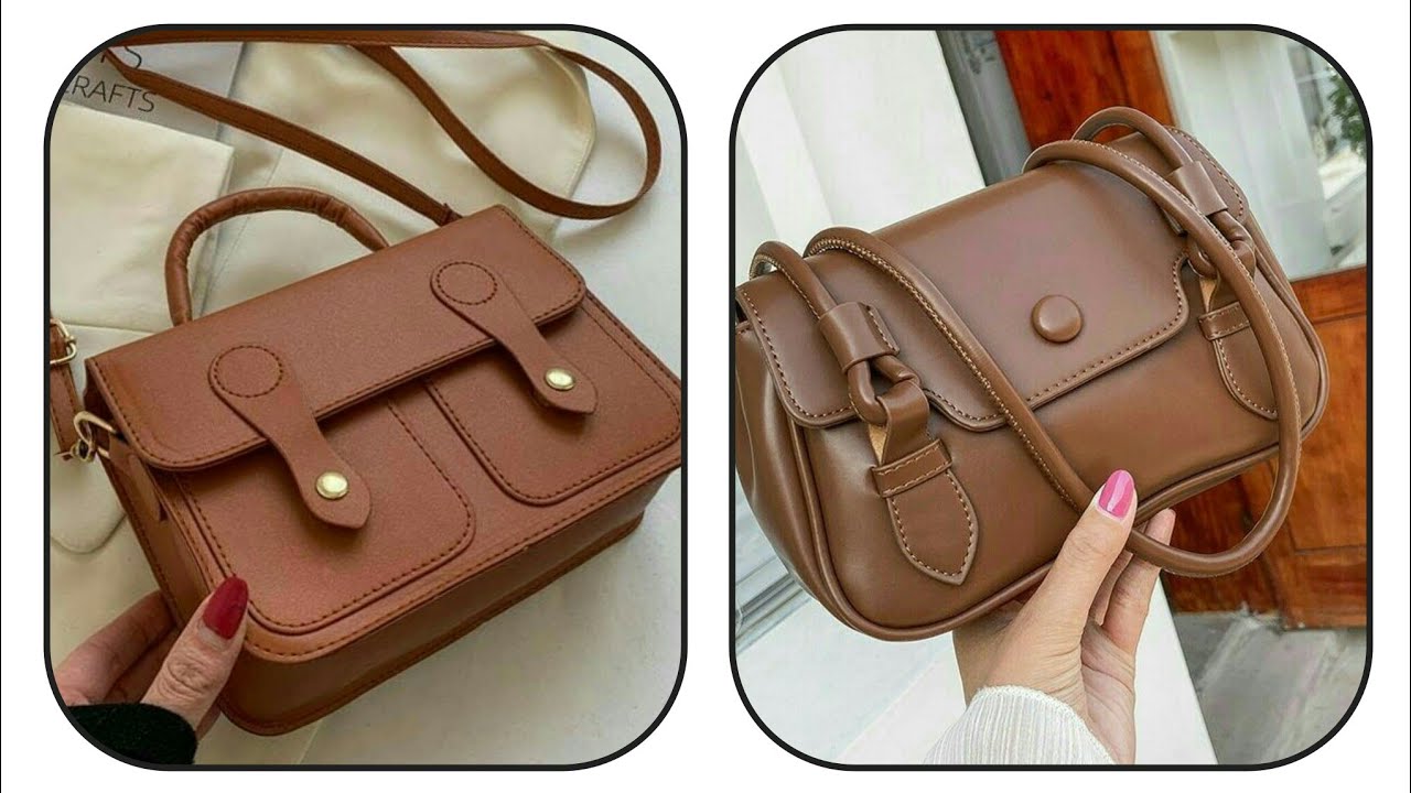 Latest stylish most beautiful leather purse design YouTube