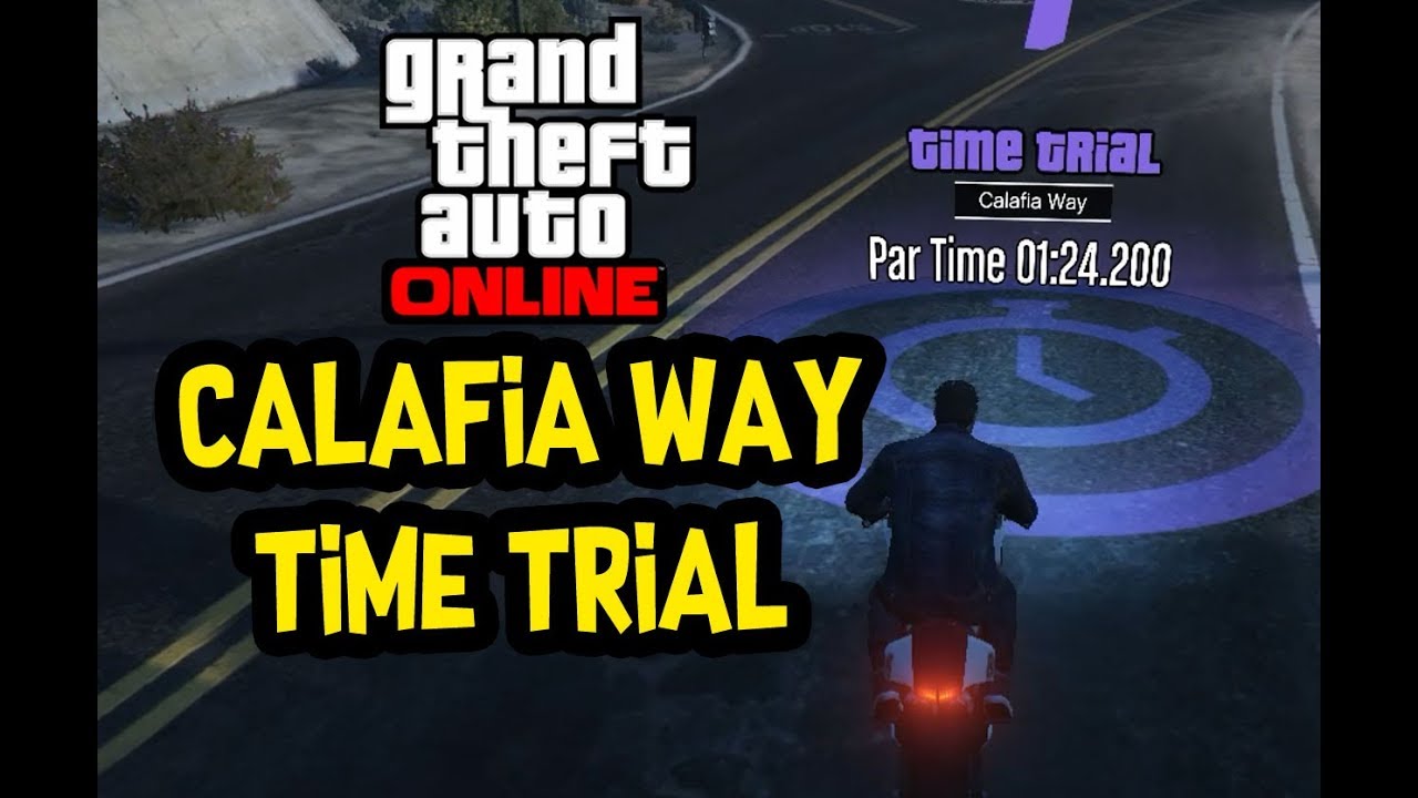 Calafia Way Time Trial Wanted Gta Online Gta 5 Bati 801 Under Par Time Youtube