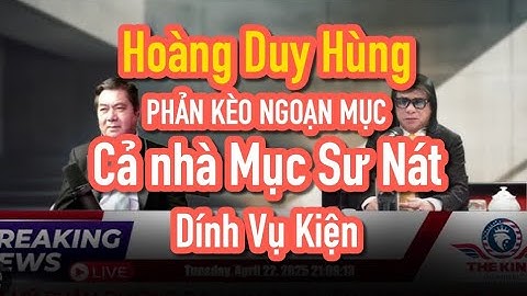 HDH Phản Công Tuyền Nổ?Nguyễn Thanh Tú Lôi Cả Nhà Andrew Le,Tony Phạm Vào Vụ Kiện?
