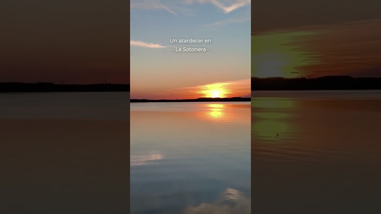 Atardecer en La Sotonera 🌅 | Uno de los rincones más bonitos de Huesca