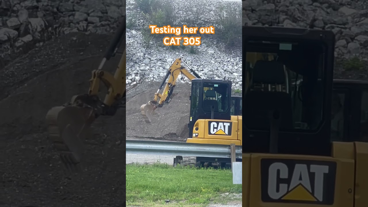 CAT 305 test run 