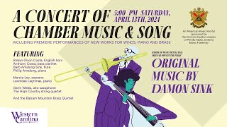 WCU School of Music  Damon Sink: A Concert of Chamber Music and Song
