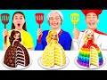 自分 vs おばあちゃんの料理チャレンジ | 面白い瞬間