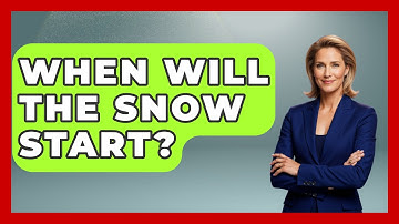 When Will The Snow Start? - Weather Watchdog