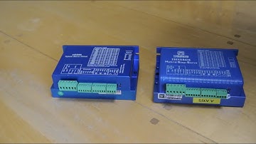 Part 9 Warco 18 GH Nema 34 closed loop stepper drivers and motor
