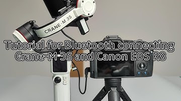 ZHIYUN CRANE-M 3S | With Canon EOS R8 | Bluetooth Shutter Control Tutorial