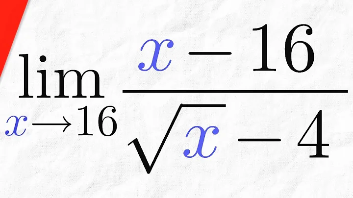 Limit of (x-16)/(sqrt(x)-4) as x goes to 16 (Conjugate) | Calculus 1 Exercises