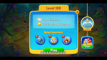 Fishdom; Level 189 Complete🔥😱 | BRANDI BRO | #fishdom #fishdomminigame #gaming #puzzle #newvideo