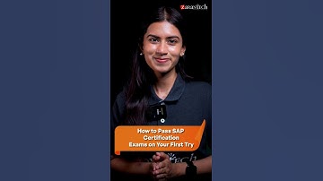 How to Pass SAP Certification Exams on Your First Try | ZaranTech #Shorts