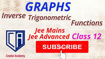 graphs of inverse trigonometric functions Short trick inn hindi bg CREATOR ACADEMY