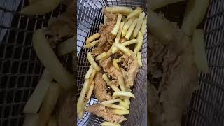 How to make a fried chicken and fries youtubeshorts chefwaqasstudio foodie youtube streetfood