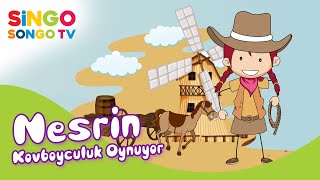 Nesri̇n Kovboyculuk Oynuyor Singosongo Tv I İsme Özel Çocuk Şarkıları 