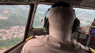 DC3 pistón , despegando de la pedrera Amazonas a Villavicencio