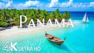 Panama 4K - Den Sands, Crystal-Clear Waters & Tropical Landscapes With Relaxing Music