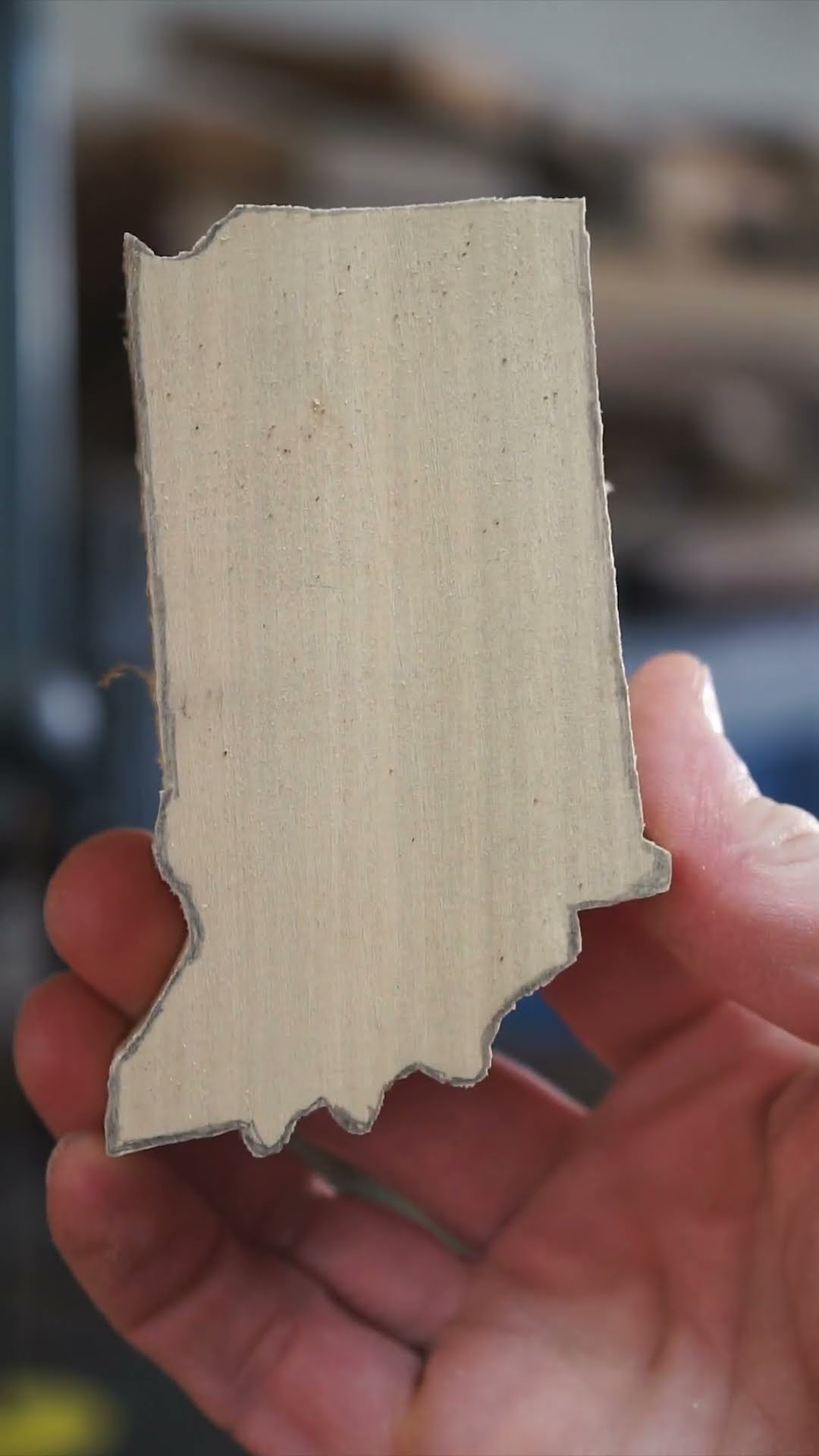 Making Indiana out of Tulip Poplar | Official State Tree Map #shorts #trees #wood