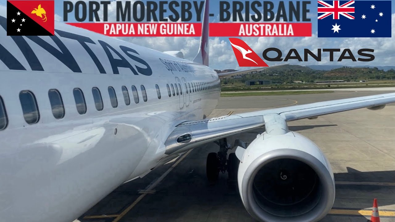 TRIPREPORT | Qantas (ECONOMY & LOUNGE ACCESS | Boeing 737-800 | Port Moresby - Brisbane