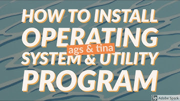How to Install Operating System (Windows 7 Ultimate) and Utility Programs