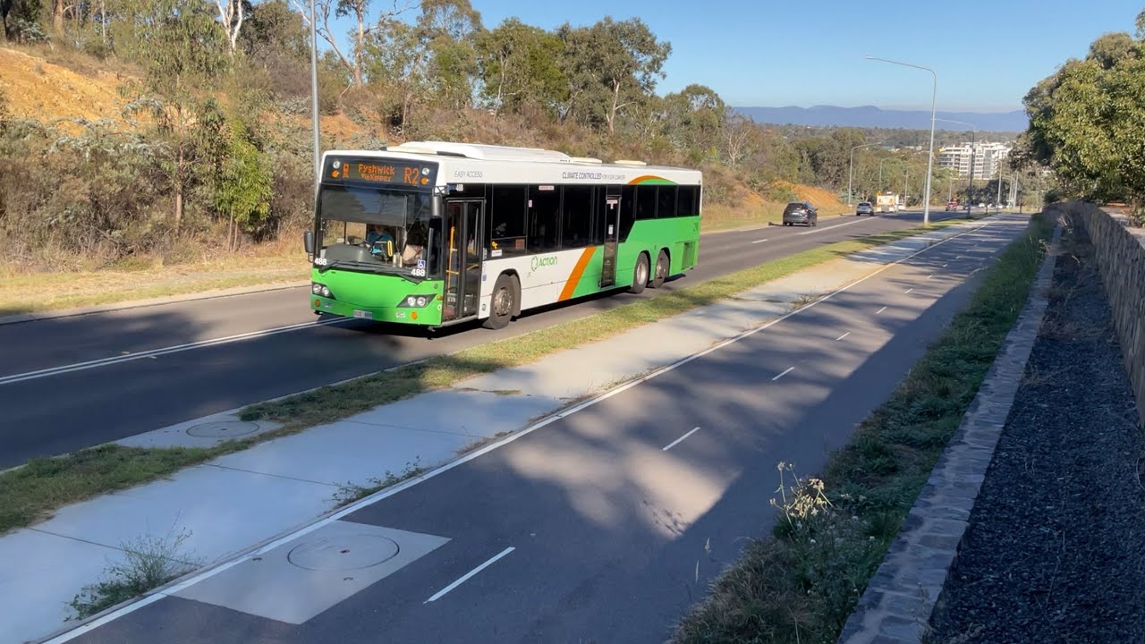 The most scenic place to go bus spotting in Canberra!