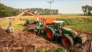 Schiefke Hackschnitzel - Chippo 510 C - Komptech am Fendt 939 Vario Traktor - HD Phantom 3 Pro