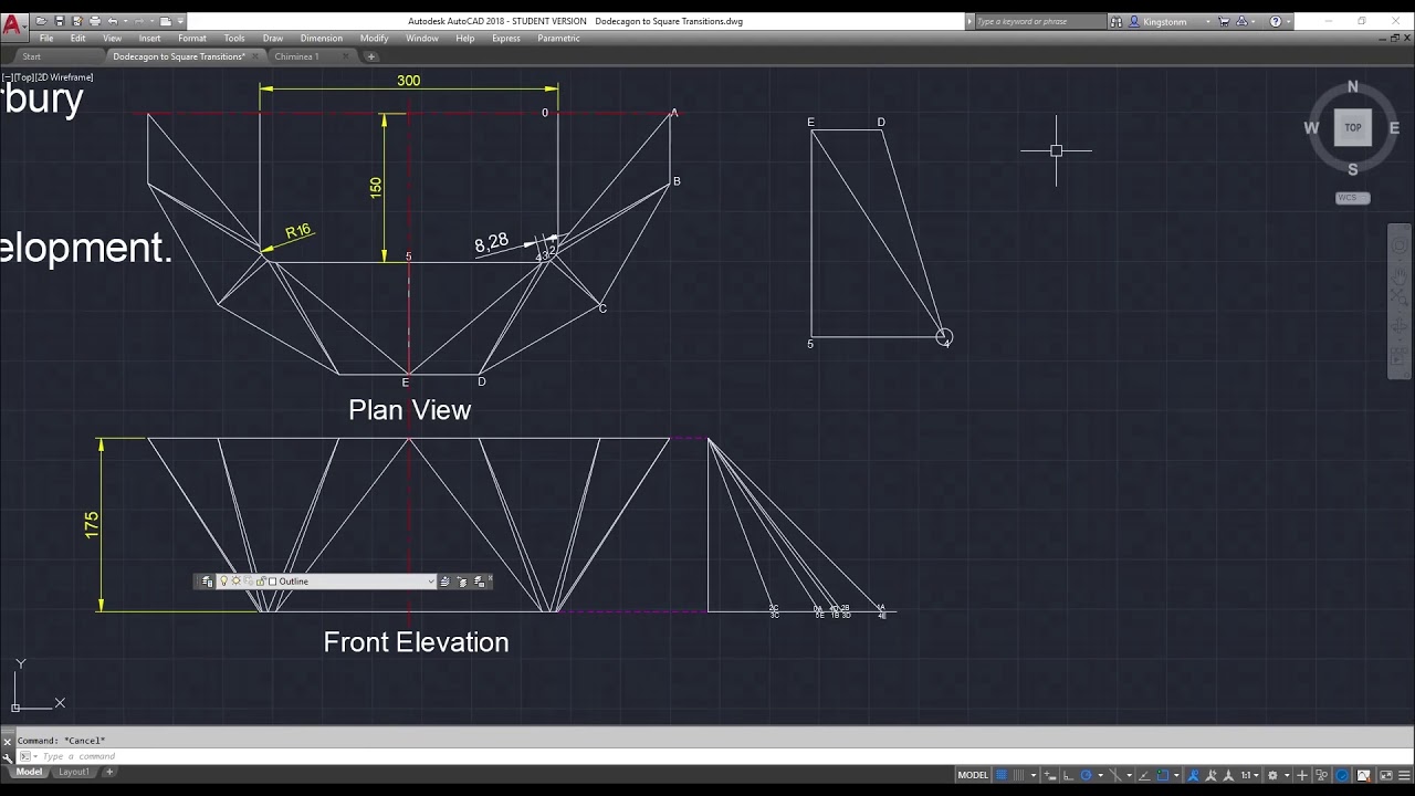 ARA / Te Pukenga:  Year 3 Dodecagon to Square Transition