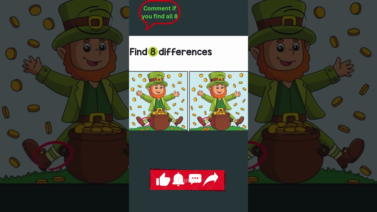 Spot 8 differences in 15 seconds!  