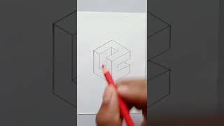 #3d #drawing #satisfying #geometrical #paperart #tutorial #viral #shorts #ytvideo #youtubeshorts