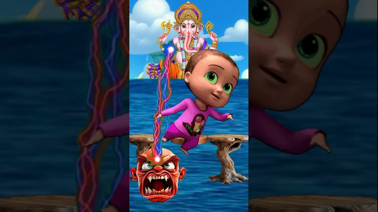 cortoon vfx ganpati 😱 cortoon vfx 🙏🏼ganpati magic👹