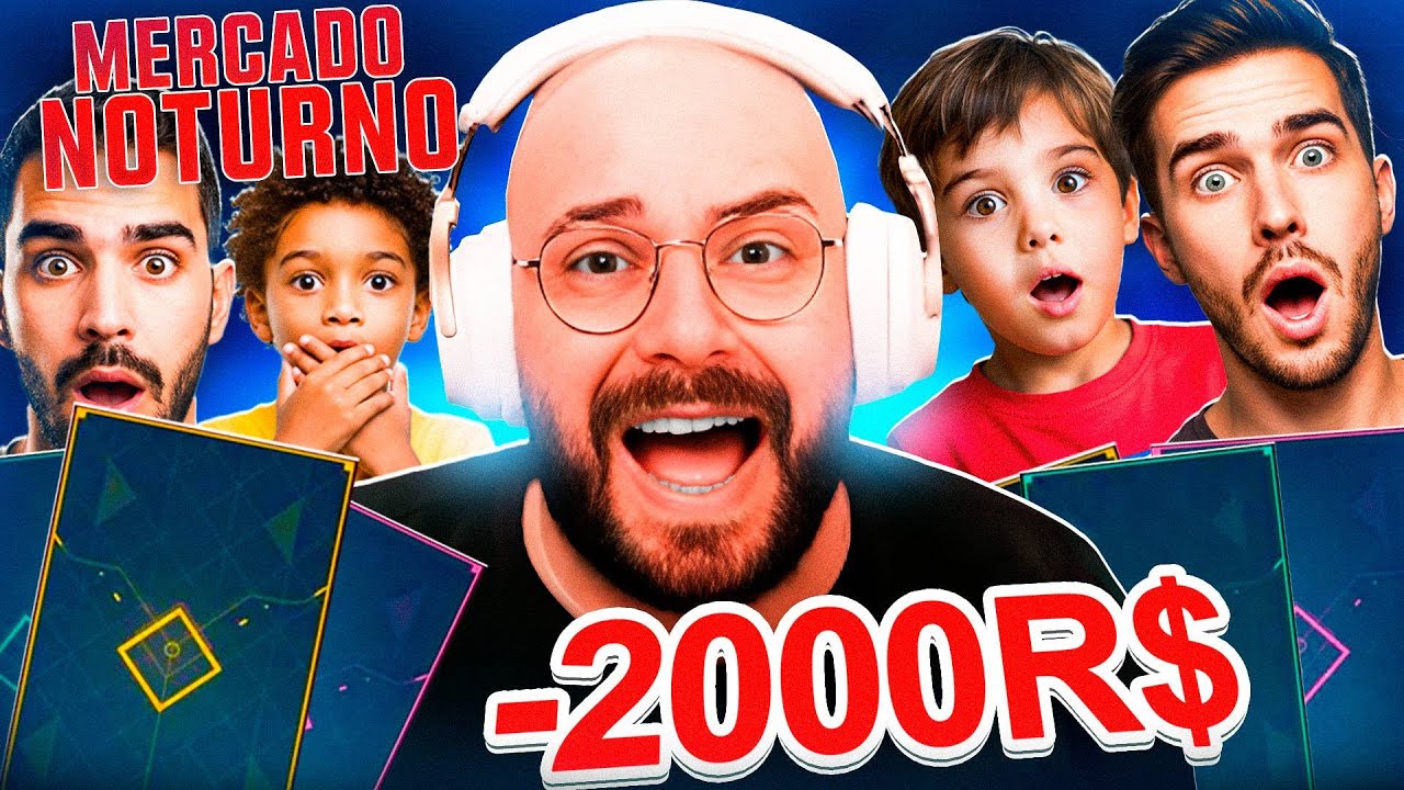 FUI COMPRAR O MERCADO NOTURNO DOS SUBS E DEU RUIM... (DEI MUITAS SKINS DE GRAÇA)