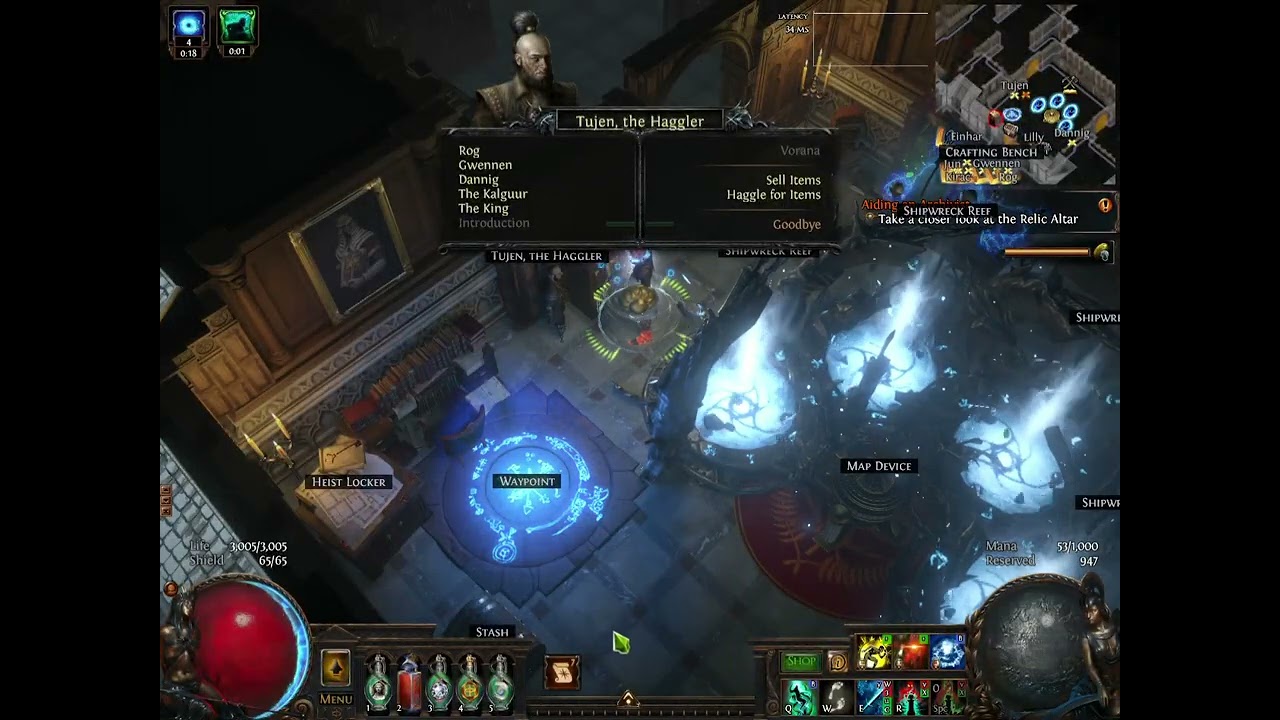 path of exile 3 22 tujen roll 10divi = 250coin