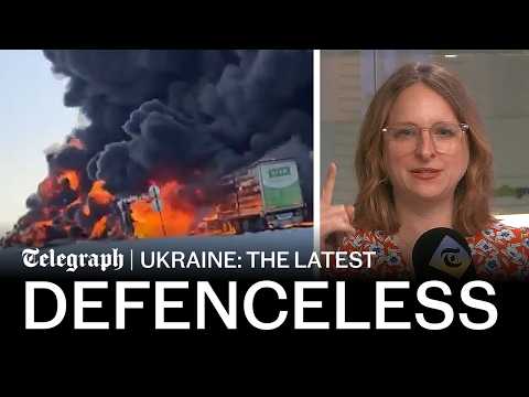Video Crimea's 'highway of death' under attack as Russia defenceless in the Mediterranean | Ukraine war