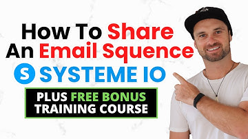 How to Share an Email Sequence on Systeme io ✅ Bonus Course