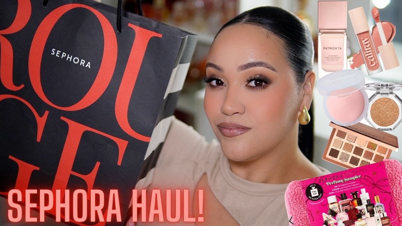 HUGE SEPHORA HAUL! 🛍 WHAT'S NEW AT SEPHORA? FRAGRANCE, BEAUTY, SKINCARE | AMY GLAM ✨
