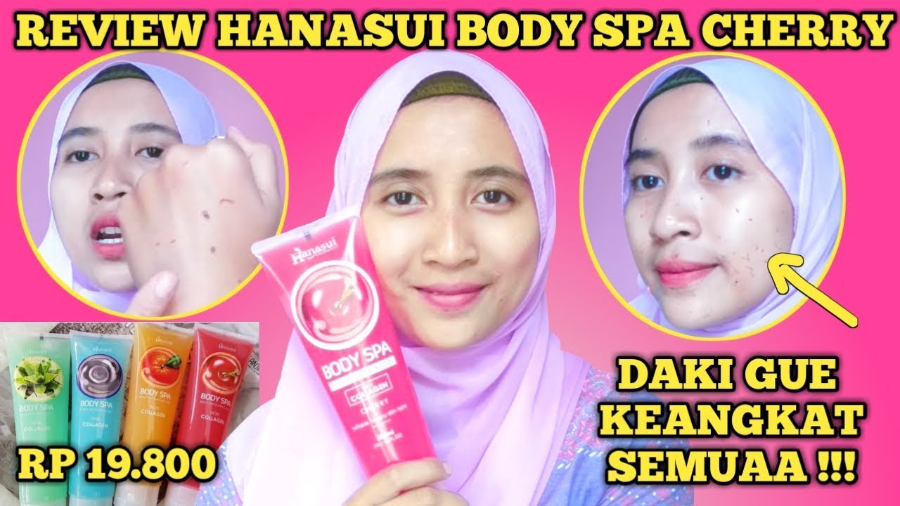 Review Hanasui Body Spa Exfoliating Gel ( Cherry ) - Youtube