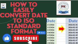 How to easily convert date to ISO standard format