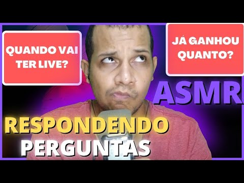 ASMR Respondendo perguntas sobre o Canal