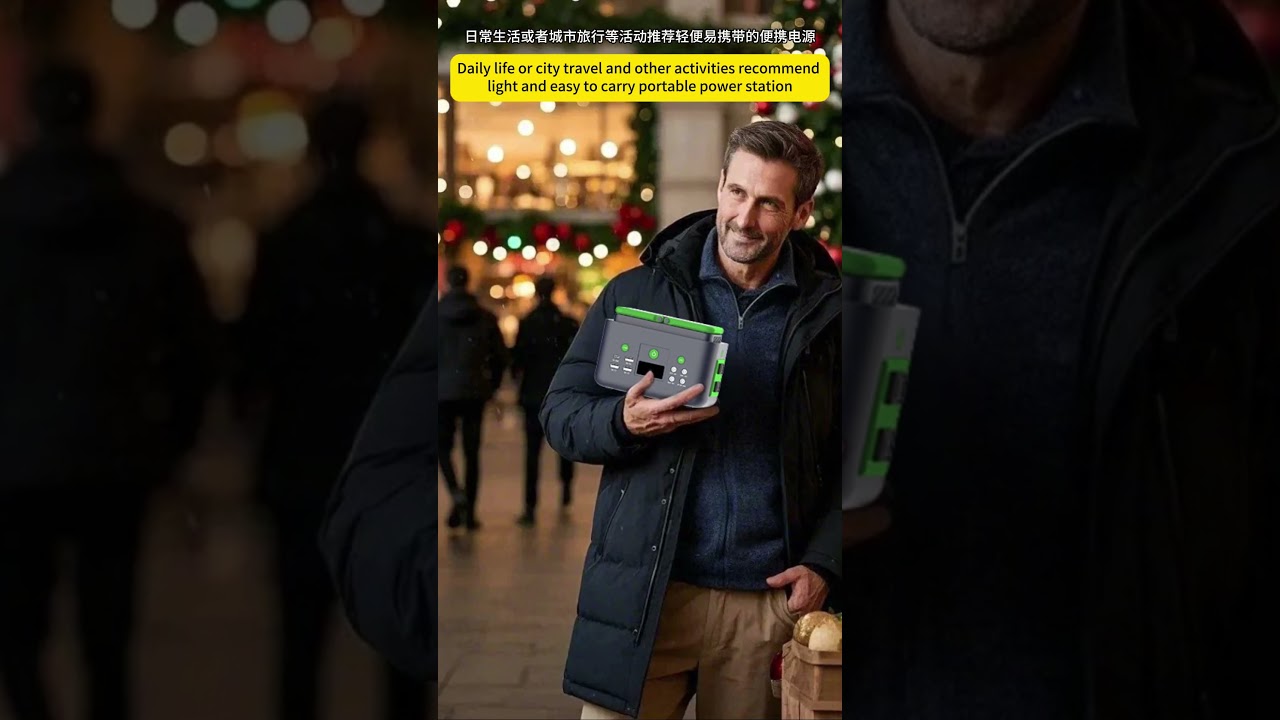 Portable power station solar generator