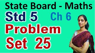 Problem Set 25 Class 5 Angles Chapter 6 Maharashtra Board Maths PraescioEdu