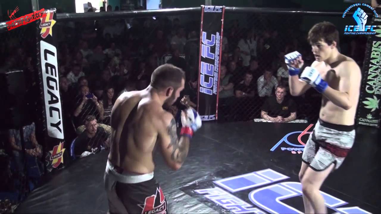 knockout boxing ICE FC 7 Mark Ballard vs James Francis