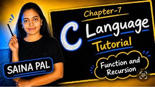 #7 Functions and Recursion in C Language in Hindi One Shot #clanguage #mcawali
