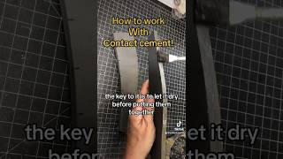 How to use Contact Cement #cosplay #foam #foambuild